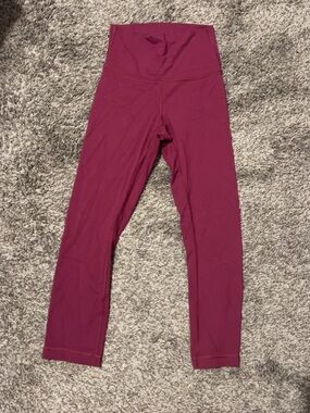 Lululemon align Marron leggings size 2!